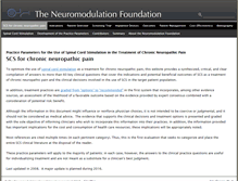 Tablet Screenshot of neuromodfound.org
